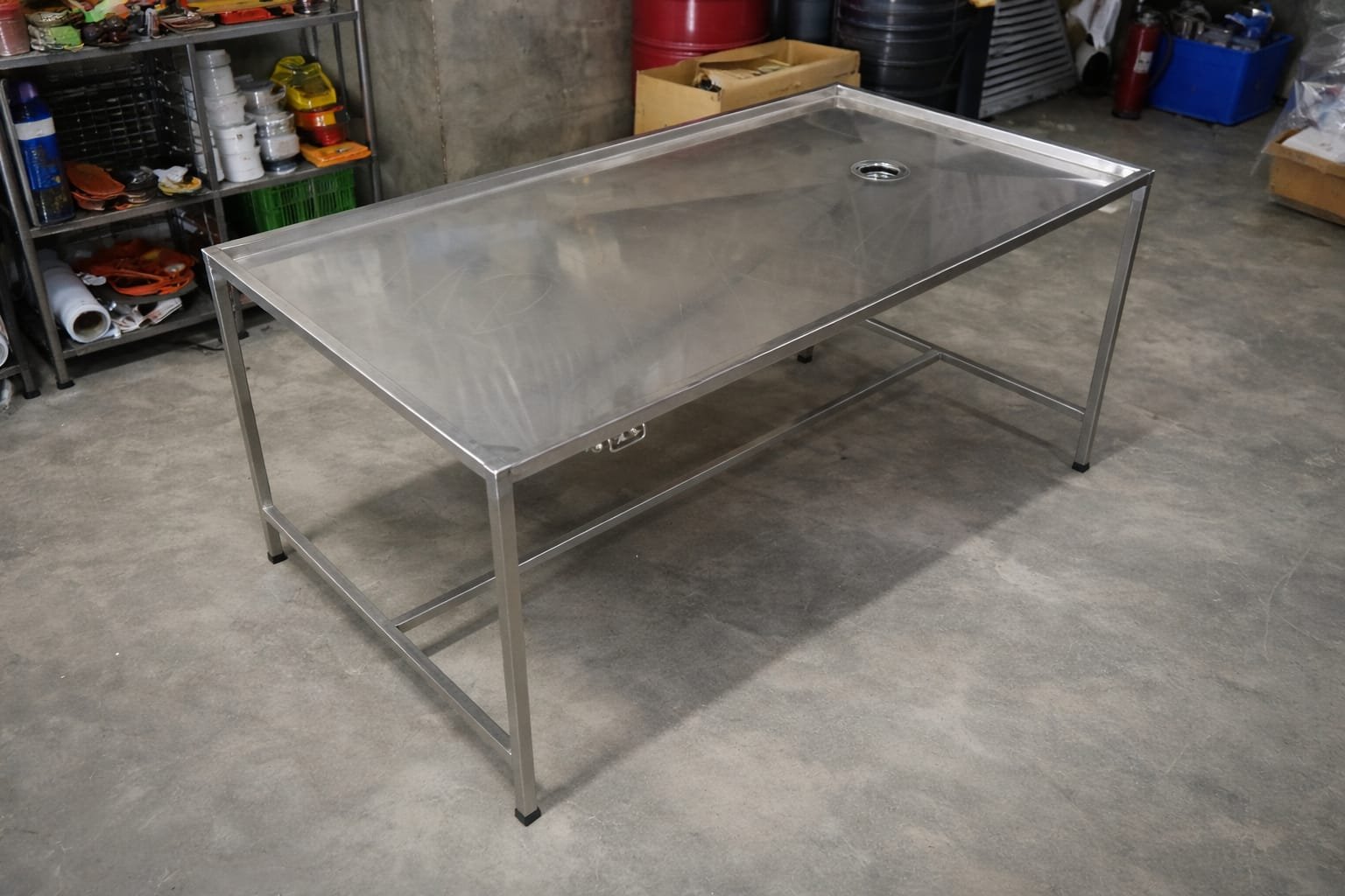 Mesas Quirúrgicas veterinarias en acero inoxidable